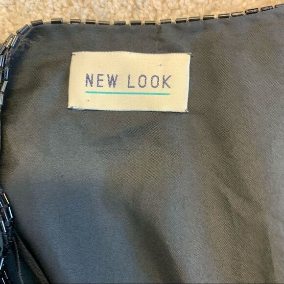 Vintage black long sleeve beaded jacket size large - Picture 6 of 13